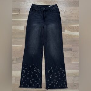 BCBG Black Embellished Women's Jeans